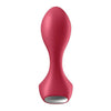 Satisfyer Backdoor Lover Red Plug Vibrator - Powerful Anal Stimulation for Both Men and Women, Intense Pleasure in Red