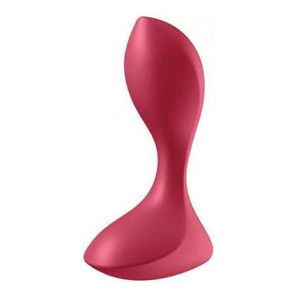 Satisfyer Backdoor Lover Red Plug Vibrator - Powerful Anal Stimulation for Both Men and Women, Intense Pleasure in Red