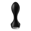 Satisfyer Backdoor Lover Black Plug Vibrator - Powerful Anal Stimulation for Both Men and Women, Waterproof, 12 Vibration Programs - Adult Naughty Store