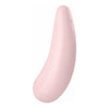 Satisfyer Curvy 2+ Pink App-Controlled Clitoral Pressure Wave Vibrator - Adult Naughty Store