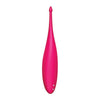 Introducing the Satisfyer Twirling Fun Magenta - Powerful Clitoral and Labia Vibrator for Women