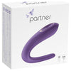 Introducing the Partner Couples U-Shaped Vibrator - Model P-5000 - The Ultimate Pleasure Experience for Couples - Dual Stimulation - Purple