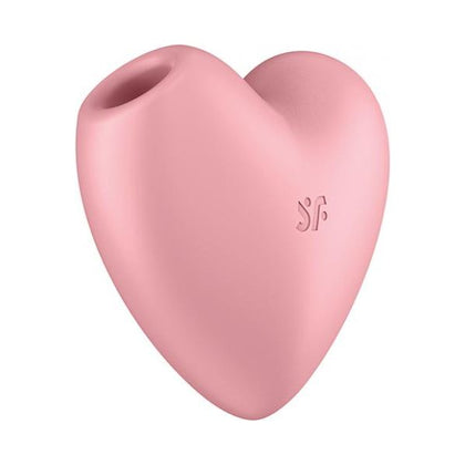 Satisfyer Cutie Heart Light Red Air Pulse Wave Clitoral Vibrator - Model X123 - Women's Pleasure Toy