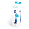 Glas 6-Inch Curved Glass G-Spot Dildo - Model X123 - Women's Pleasure - Blue - Adult Naughty Store