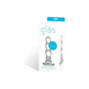 Glas Triple Play Beaded Butt Plug Clear - The Ultimate Tempered Glass Anal Pleasure for All Genders - Adult Naughty Store