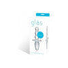 Glas Titus Beaded Glass Butt Plug - Model T312 - Unisex Anal Pleasure - Clear - Adult Naughty Store