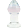 Glas Amethyst Rain Glass Butt Plug - Model GA-001: The Ultimate Pleasure for Anal Play in Stunning Amethyst - Adult Naughty Store