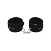 Lux Fetish Love Cuffs - Black, Model LC-2000, Unisex Bondage Restraints for Ultimate Pleasure