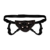 Lux Fetish Neoprene Strap On Harness Black O-S: The Ultimate Pleasure Enhancer for All Genders, Introducing the Lux Fetish Neoprene Strap On Harness in Black, Model O-S - Adult Naughty Store