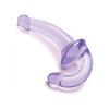 Lux Fetish Strapless Strap-On - Model X1: Dual-Ended Dildo for Couples - Pleasure for All Genders - Intense G-Spot and P-Spot Stimulation - Transparent Purple - Adult Naughty Store