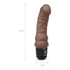Electric Eel Powercocks X-6 Realistic Vibrator - 6in Dark Brown - Intense Pleasure for All Genders and Deep Stimulation