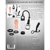 Adam & Eve Adams Pleasure Kit For Him - Ultimate Penis Pleasure Enhancement Set, Model APKH-2022, Male, Prostate Stimulation, Clear
