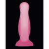 Evolved Novelties Luminous Plug Small Pink - Glow in the Dark Silicone Butt Plug for Sensational Anal Pleasure - Adult Naughty Store