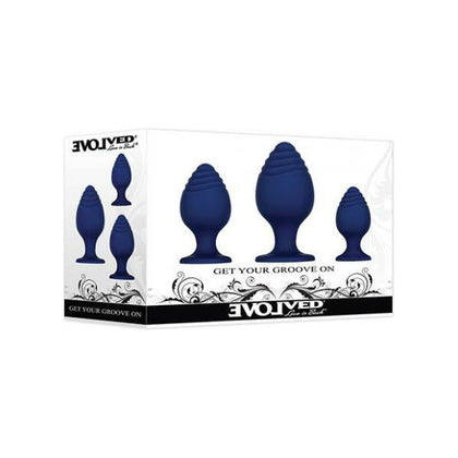 Evolved Get Your Groove On Anal Trainer Kit - EG-1001 - Unisex - Anal Pleasure - Creamy Smooth Silicone - 3 Piece Set