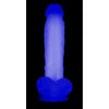 Adam and Eve Luminous Dildo Glow In The Dark Dong - Model LD-2001 - Unisex Pleasure Toy for Sensational Glow-in-the-Dark Pleasure - Pink - Adult Naughty Store