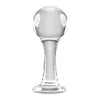 Evolved Novelties Gender X The Baller Glass Butt Plug - Model GX-2022 - Unisex Anal Pleasure - Clear - Adult Naughty Store