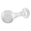 Evolved Novelties Gender X The Baller Glass Butt Plug - Model GX-2022 - Unisex Anal Pleasure - Clear - Adult Naughty Store