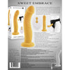 Evolved Novelties Gender X Sweet Embrace Strap On - Dual Motor Vibrating Strap On for Women - Model X2022 - Intense Pleasure for Couples - Deep Purple - Adult Naughty Store