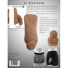 Evolved Novelties Gender X 4in Silicone Packer Medium - Realistic Skin Tone - Adult Naughty Store