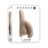 Evolved Novelties Gender X 4in Packer Light Skin Tone Realistic Penis Packer - Model X4-2023 - For Gender-Inclusive Pleasure - Adult Naughty Store