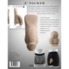 Evolved Novelties Gender X 4in Packer Light Skin Tone Realistic Penis Packer - Model X4-2023 - For Gender-Inclusive Pleasure - Adult Naughty Store