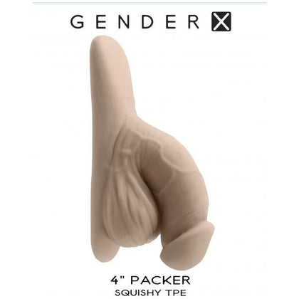 Evolved Novelties Gender X 4in Packer Light Skin Tone Realistic Penis Packer - Model X4-2023 - For Gender-Inclusive Pleasure - Adult Naughty Store