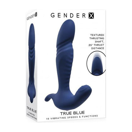 Evolved Novelties Gender X True Blue Prostate Thrusting Vibrator