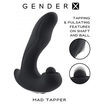 Evolved Novelties Gender X Mad Tapper Tapping and Pulsating Shaft and Ball Massager - Unleash Ultimate Pleasure with Model X23