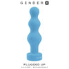 Evolved Novelties Gender X Plugged Up Beaded Vibrating Anal Plug - Model 2023 - Unleash Pleasure in Sleek Black