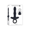 Evolved Novelties Gender X Slayer Black Thrusting Vibrator Model 2024 for Men: Prostate Massage Power in Sleek Black - Adult Naughty Store