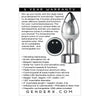 Evolved Novelties Gender X Rockin Metal Silver Plug - Model GX-700 - Unisex Anal Pleasure Toy - Sleek Silver