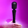 Playboy Royal Wand Massager - Powerful Silicone Vibrating Wand for All Genders - Model 2023 - Deep Pleasure for Every Intimate Moment - Midnight Black - Adult Naughty Store