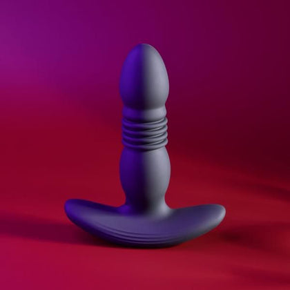 Playboy Trust The Thrust Anal Plug - Model PT-2023 - Unleash Pleasure for All Genders - Intense Anal Stimulation - Midnight Black - Adult Naughty Store