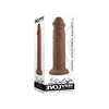Evolved 7in Girthy Vibrating Dong Dark Skin Tone - The Ultimate Pleasure Experience for All Genders