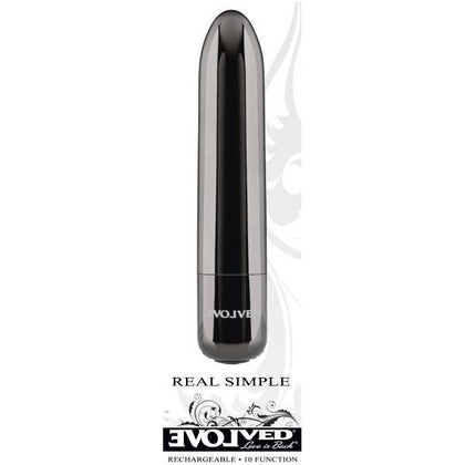 Evolved Novelties Real Simple Bullet Vibrator - Model RS-2022 - Women's Clitoral Pleasure - Deep Purple - Adult Naughty Store