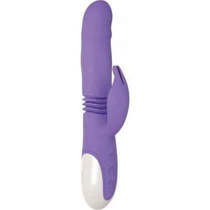 Evolved Novelties Thick & Thrust Bunny Purple Rabbit Vibrator - Model X1: The Ultimate Dual-Action Pleasure Machine - Adult Naughty Store