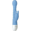 Evolved Novelties Bendy Bunny Rabbit Style Vibrator - Model BB-2000 - Women's G-Spot and Clitoral Pleasure - Blue - Adult Naughty Store