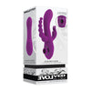 Evolved Novelties Fourgasm Rabbit Style Vibrator - Model 2023 - Women's G-Spot and Clitoral Pleasure - Sleek Black