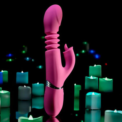 Evolved Novelties Pink Dragon EN-RS-4806-2 G-Spot Rabbit Style Vibrator for Women – Pink - Adult Naughty Store