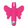 Evolved Novelties Butterfly Bliss 10-Speed Bullet Clitoral Vibrator - Pink - Adult Naughty Store