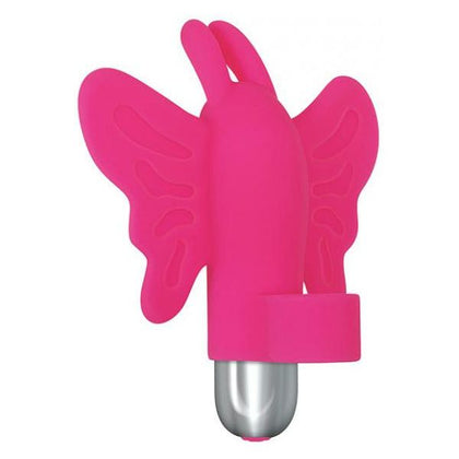 Evolved Novelties Butterfly Bliss 10-Speed Bullet Clitoral Vibrator - Pink - Adult Naughty Store