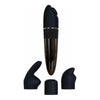 Evolved Tiny Treasures 5 Pc Silicone Vibe Kit - Rechargeable Bullet Vibrator for Women - Versatile Pleasure Kit with 4 Unique Sleeves - 7 Speeds - Clitoral Stimulation - Black - Adult Naughty Store