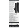 Evolved Novelties Rapid Rabbit Black Thrusting Dual Vibrator - Model RR-500 - For Women - G-Spot and Clitoral Stimulation - Midnight Black - Adult Naughty Store