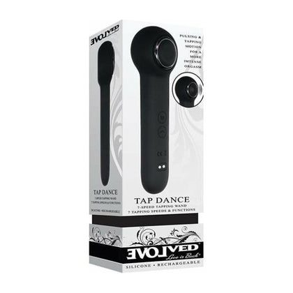 Evolved Tap Dance Wand Black - The Ultimate Pleasure Device for Intense Orgasms (Model ETD-7B) - Unleash Your Sensual Potential - Adult Naughty Store