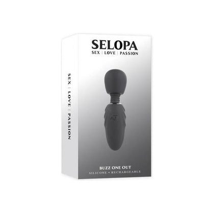 Evolved Novelties Selopa Buzz One Out Mini Wand Vibrator 2023 | Unisex Palm-Sized Body Massager | Lavender - Adult Naughty Store