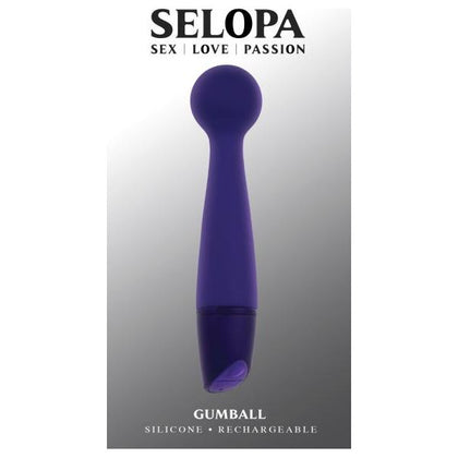 Evolved Novelties Selopa Gumball Love, Sex, Passion Wand Vibrator - Model 2023 - Unisex - Targeted Pleasure - Sensual Pink