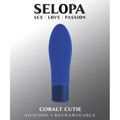 Evolved Novelties Selopa Love, Sex, Passion Cobalt Cutie Mini Rechargeable Blue Vibrator