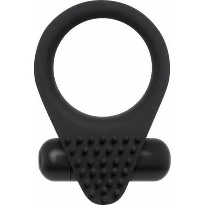 Zero Tolerance Black Knight Black Vibrating Cock Ring - Model ZT-BKR001 - For Men - Intense Pleasure Stimulation - Bold Black