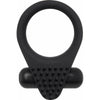 Zero Tolerance Black Knight Black Vibrating Cock Ring - Model ZT-BKR001 - For Men - Intense Pleasure Stimulation - Bold Black - Adult Naughty Store