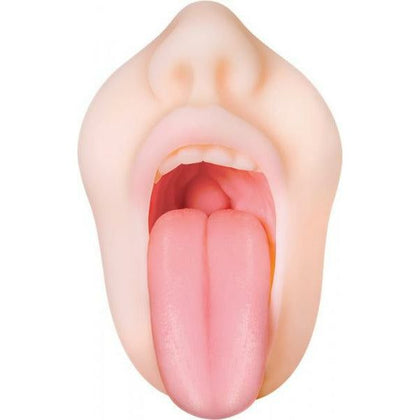 Zero Tolerance Real Mouth Stroker - Tongue Deep Throat Feel - Model X123 - Male - Oral Pleasure - Flesh